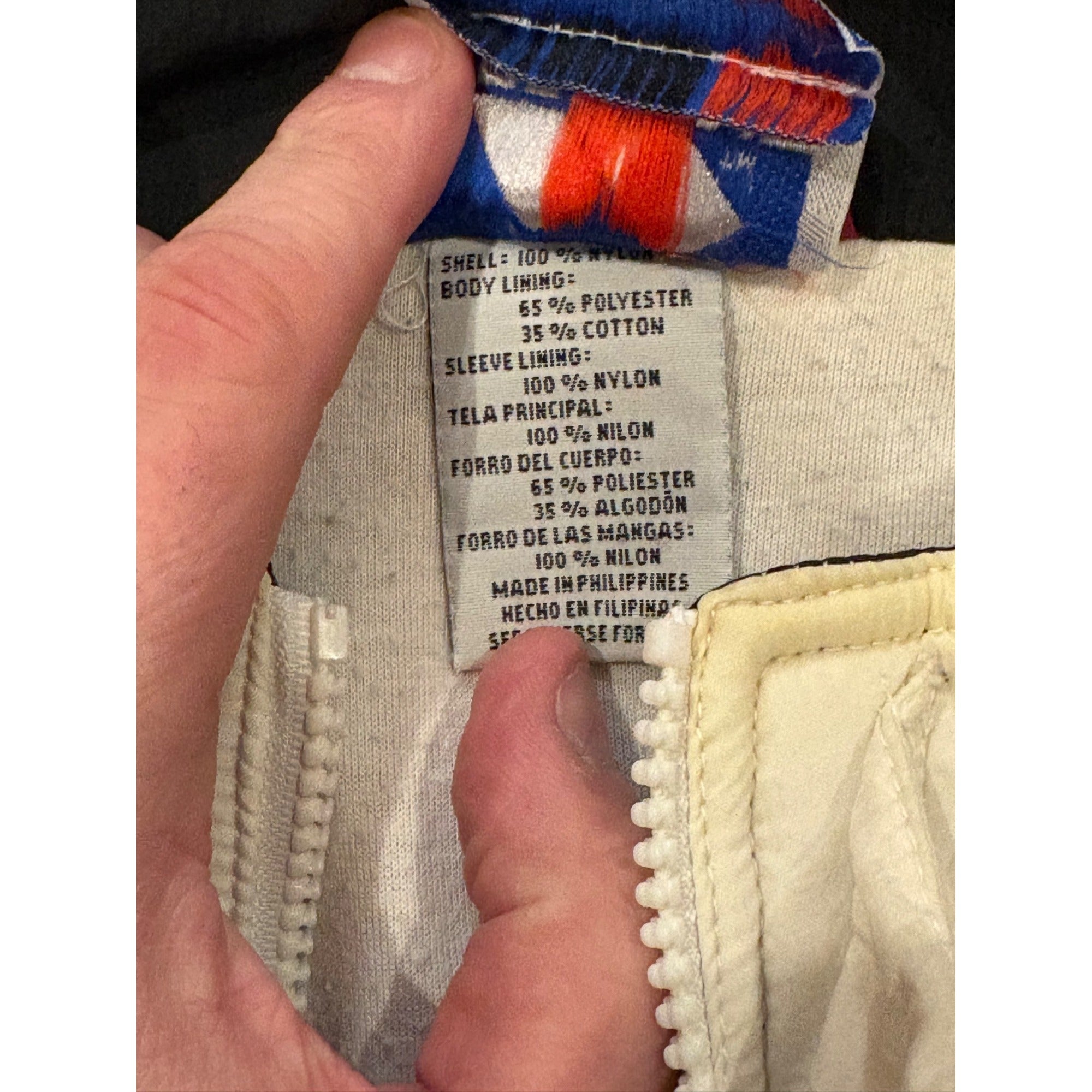 Vintage 90s Apex One UMass Minutemen Full Zip Windbreaker Jacket Men's XL