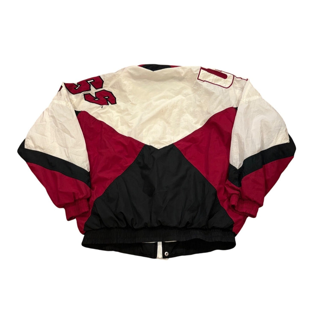 Vintage 90s Apex One UMass Minutemen Full Zip Windbreaker Jacket Men's XL