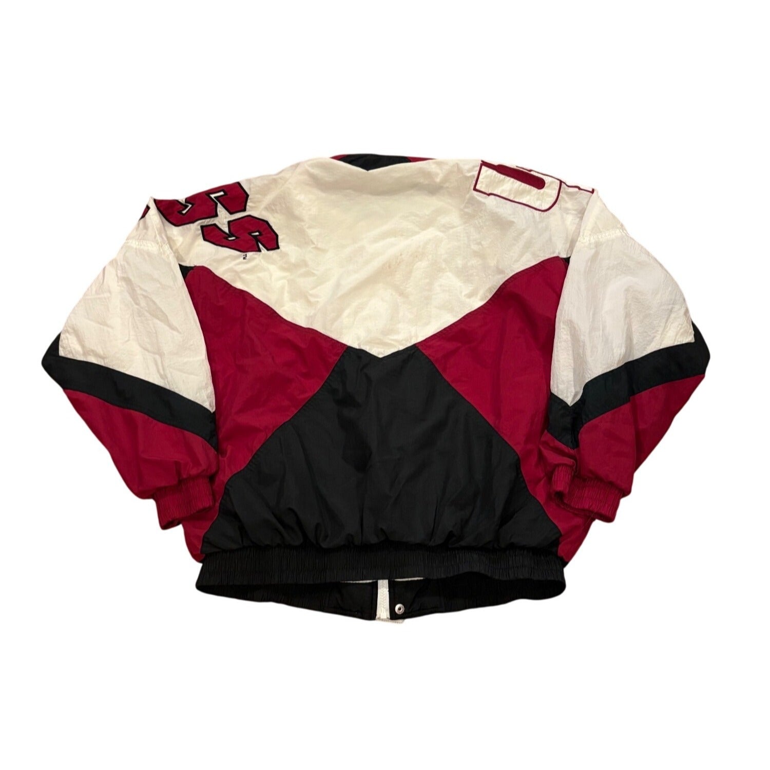 Vintage 90s Apex One UMass Minutemen Full Zip Windbreaker Jacket Men's XL