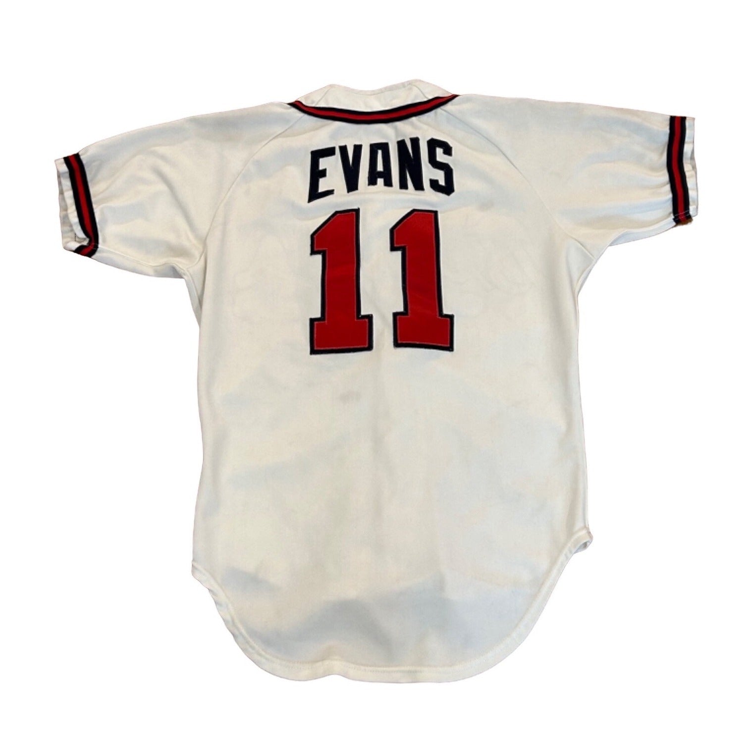 Vintage 1980's Atlanta Braves Darrell Evans #11 Rawlings Gerry Cosby Jersey 40