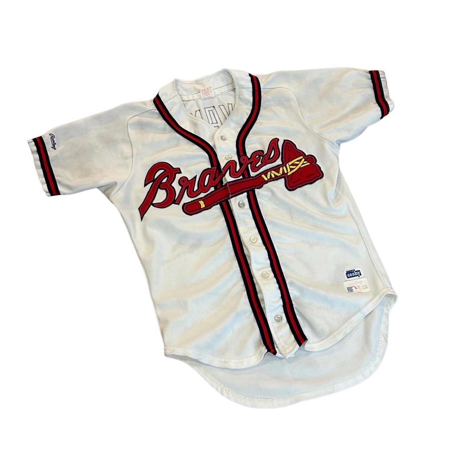 Vintage 1980's Atlanta Braves Darrell Evans #11 Rawlings Gerry Cosby Jersey 40