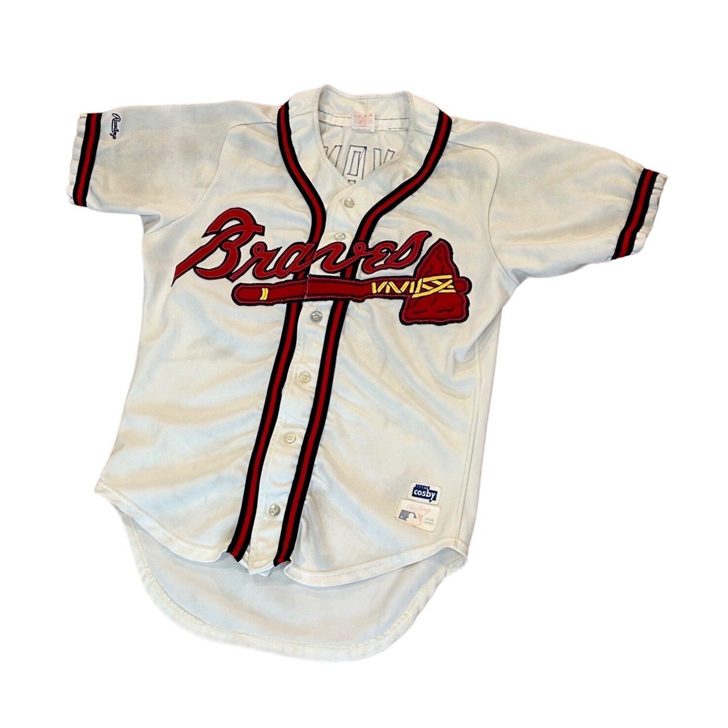 Vintage 1980's Atlanta Braves Darrell Evans #11 Rawlings Gerry Cosby Jersey 40