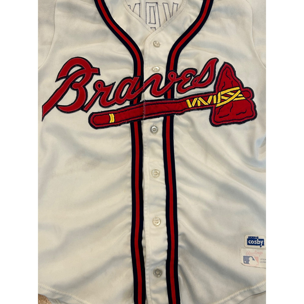 Vintage 1980's Atlanta Braves Darrell Evans #11 Rawlings Gerry Cosby Jersey 40
