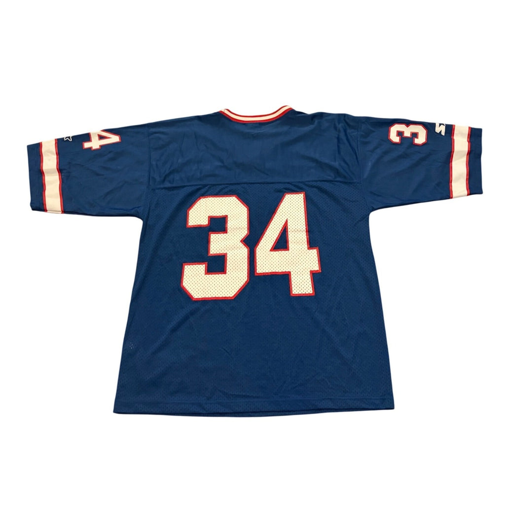 Vintage 90s Starter Buffalo Bills Thurman Thomas #34 NFL Football Jersey Men's L
