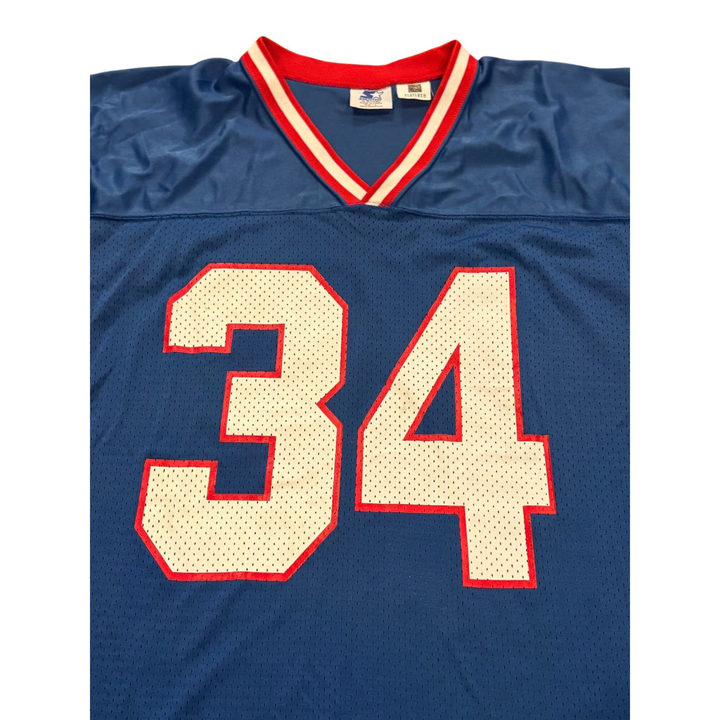 Vintage 90s Starter Buffalo Bills Thurman Thomas #34 NFL Football Jersey Men's L