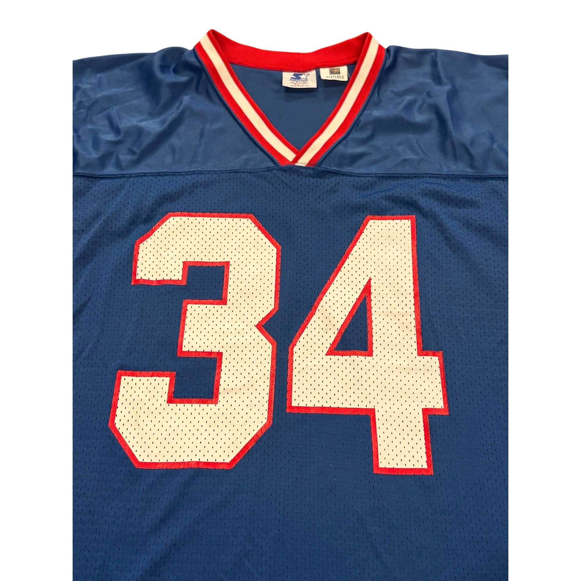 Vintage 90s Starter Buffalo Bills Thurman Thomas #34 NFL Football Jersey Men's L
