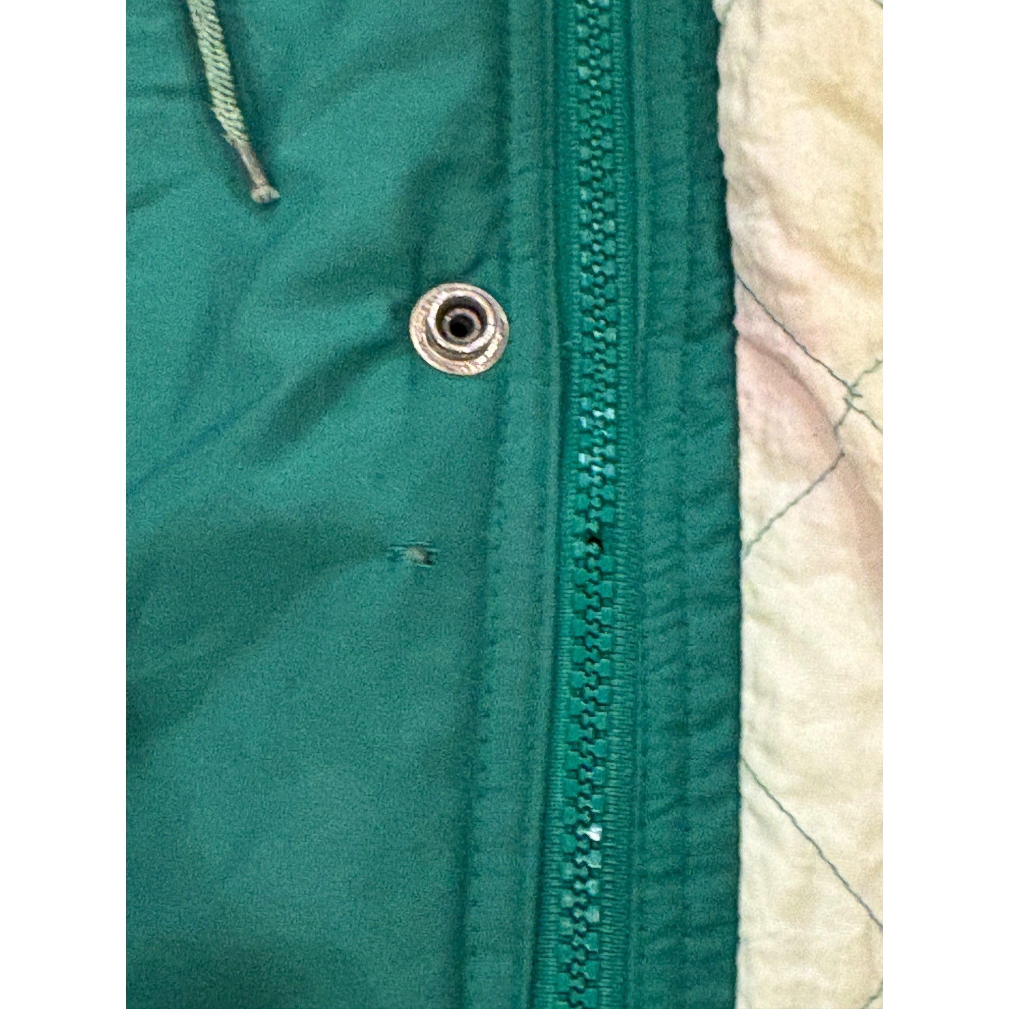 Vintage 90s Starter New York Jets NFL Full Zip Hooded Puffer Jacket Men's Large