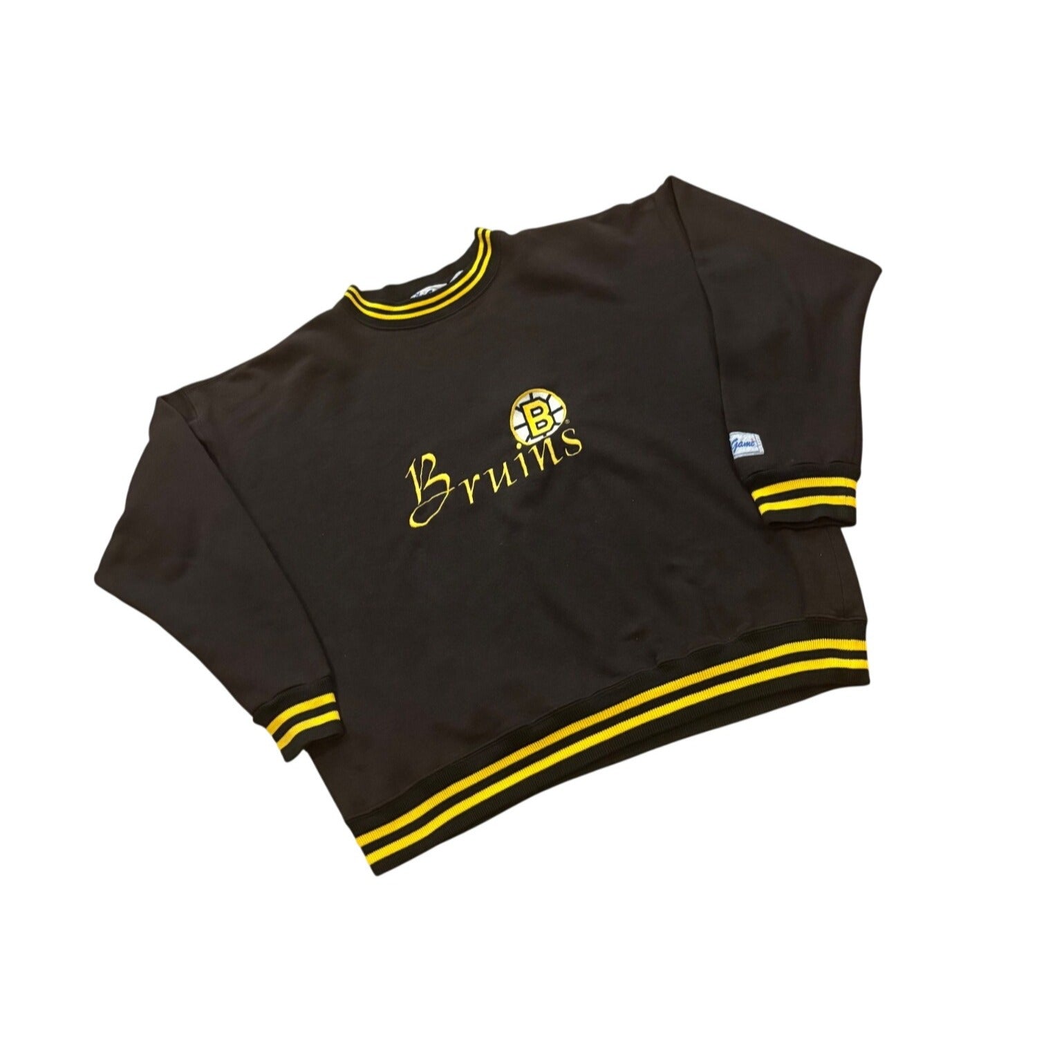 Vintage 90s The Game Boston Bruins NHL Hockey Crewneck Sweatshirt Men's Large