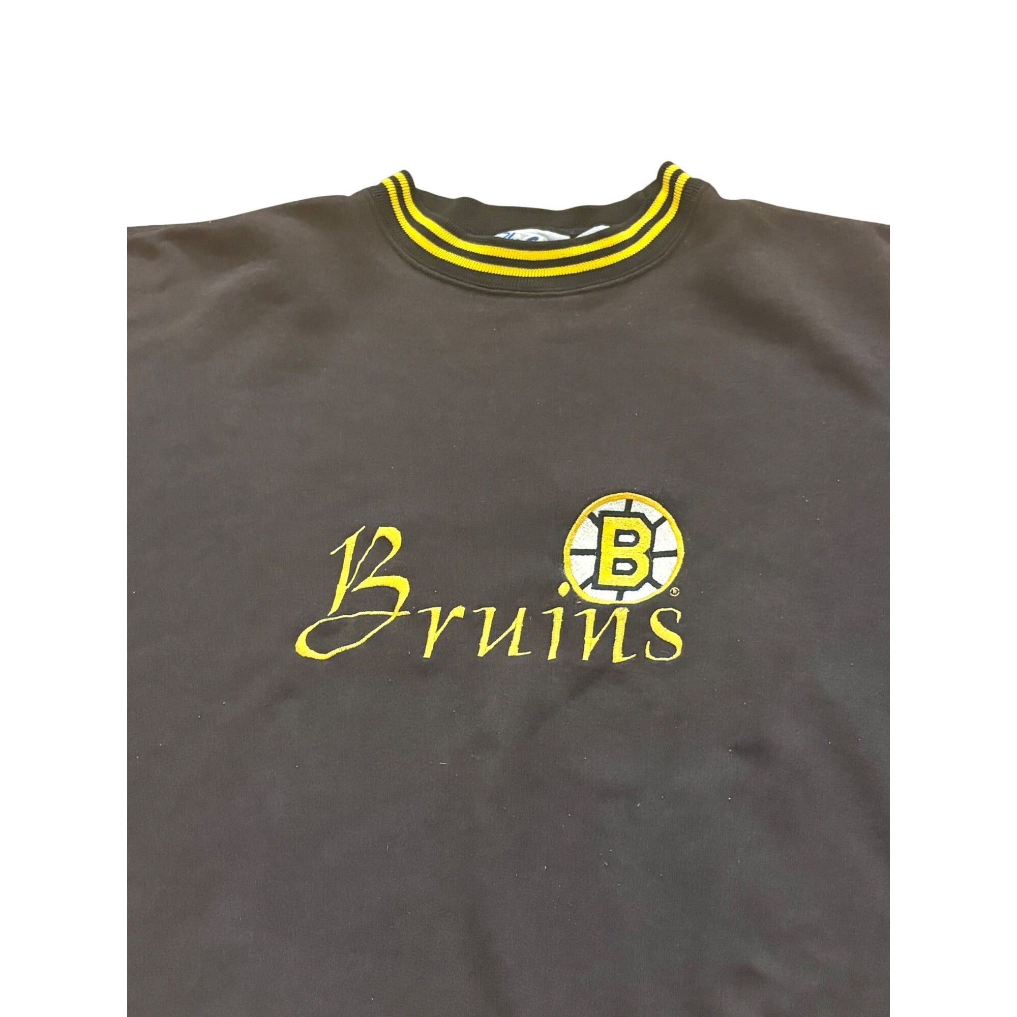 Vintage 90s The Game Boston Bruins NHL Hockey Crewneck Sweatshirt Men's Large