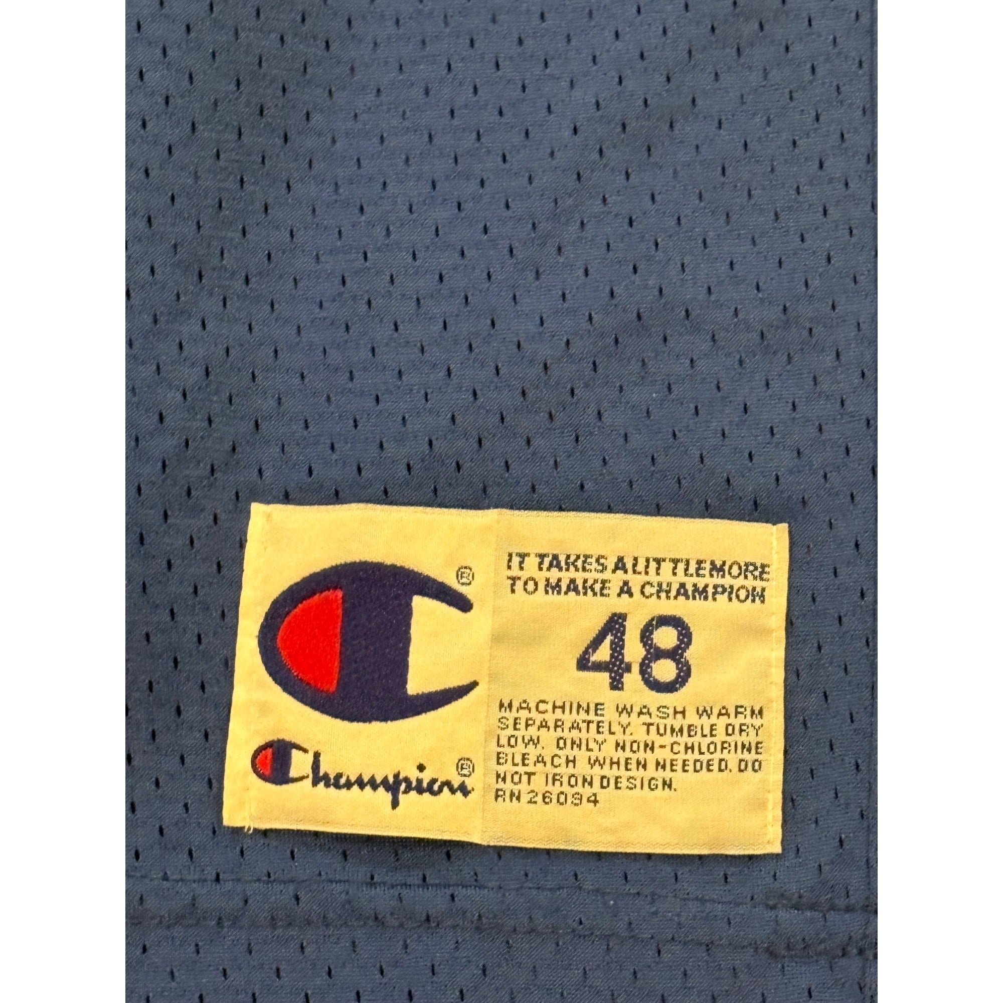 Vintage 1990's Buffalo Bills Bryce Paup #95 Champion Blue NFL Jersey Men's 48