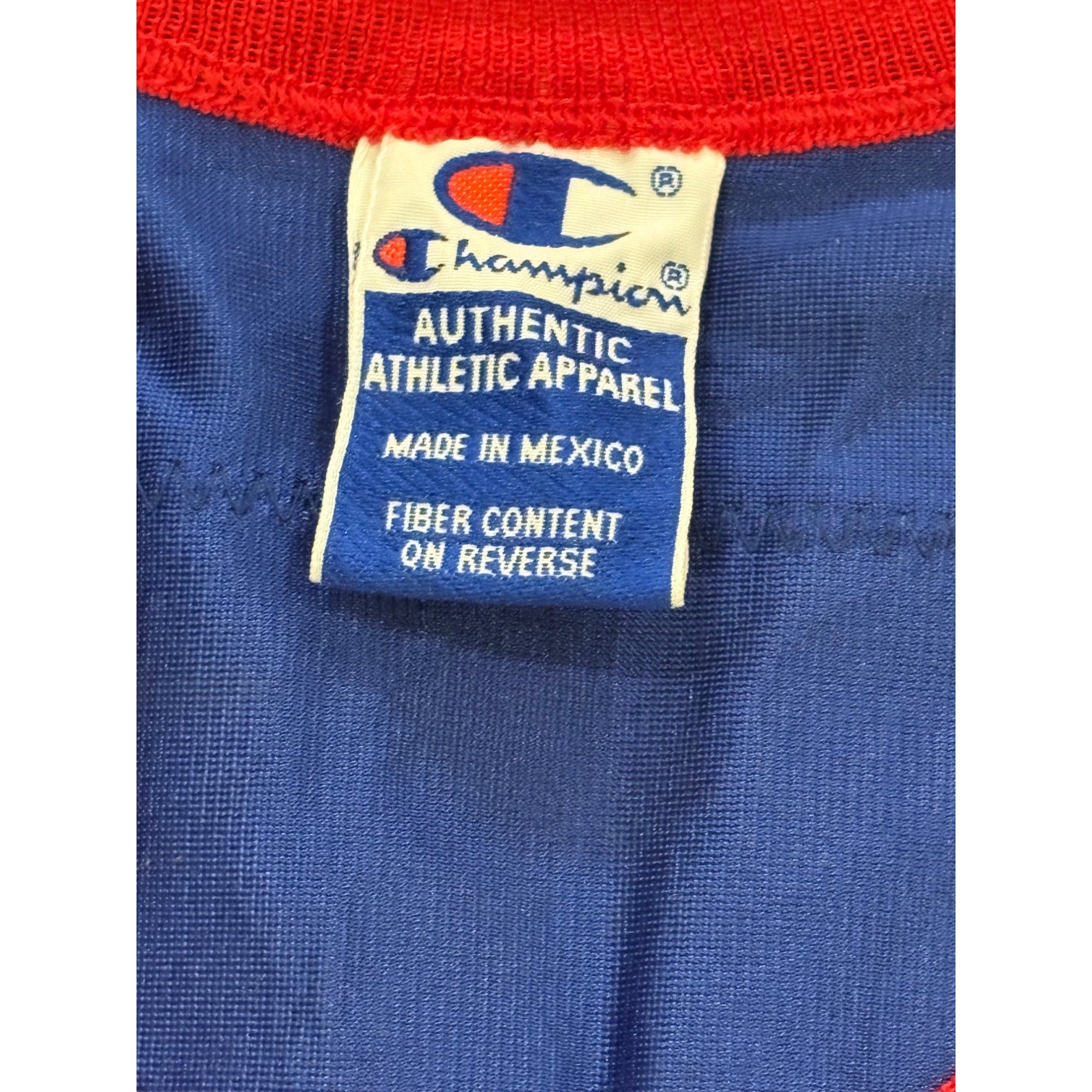 Vintage 1990's Buffalo Bills Bryce Paup #95 Champion Blue NFL Jersey Men's 48