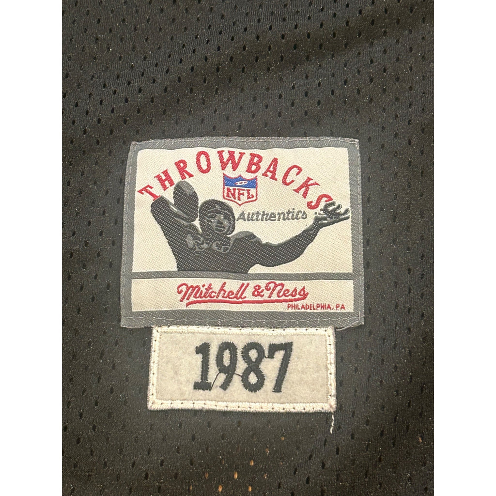 Mitchell & Ness 1987 Los Angeles Raiders Howie Long #75 Stitched NFL Jersey 52