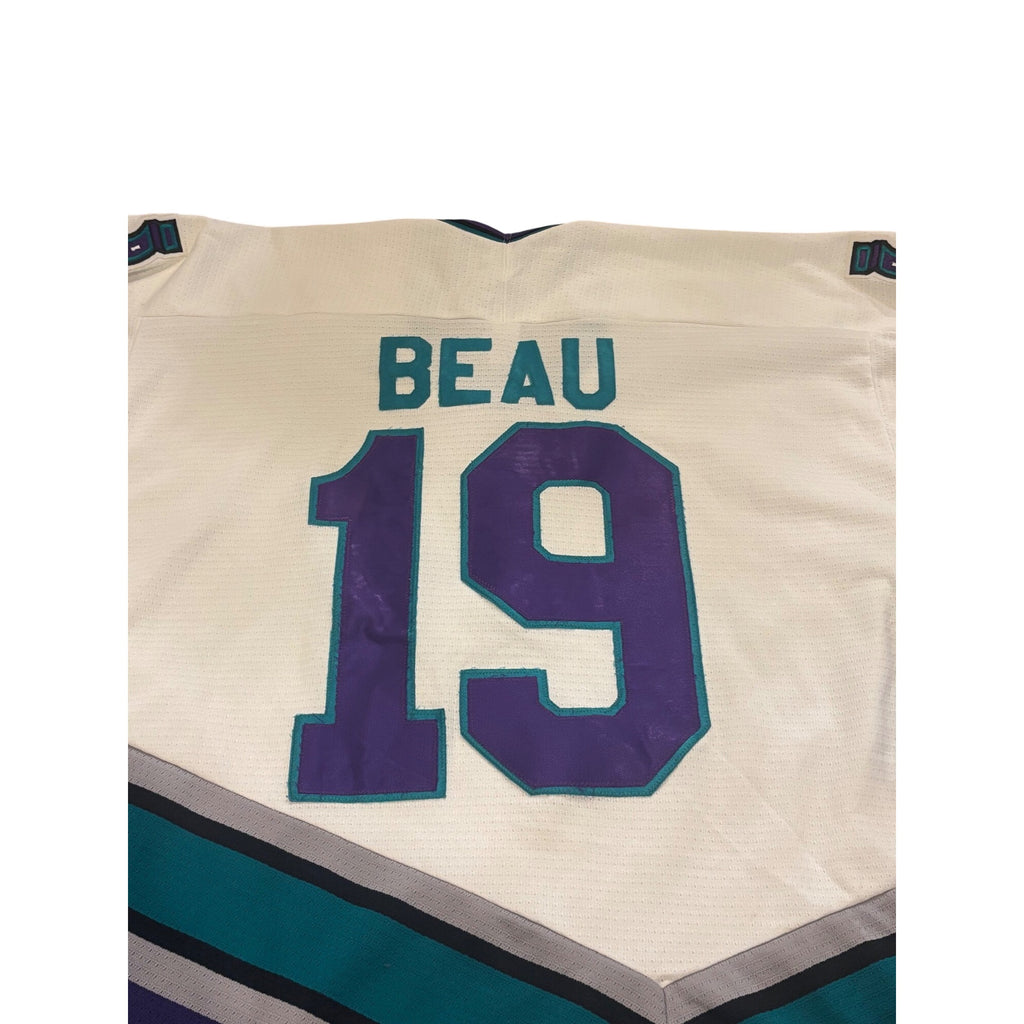 Vintage Rare 90s Bauer Kentucky Thoroughblades Beau #19 AHL Hockey Jersey XL