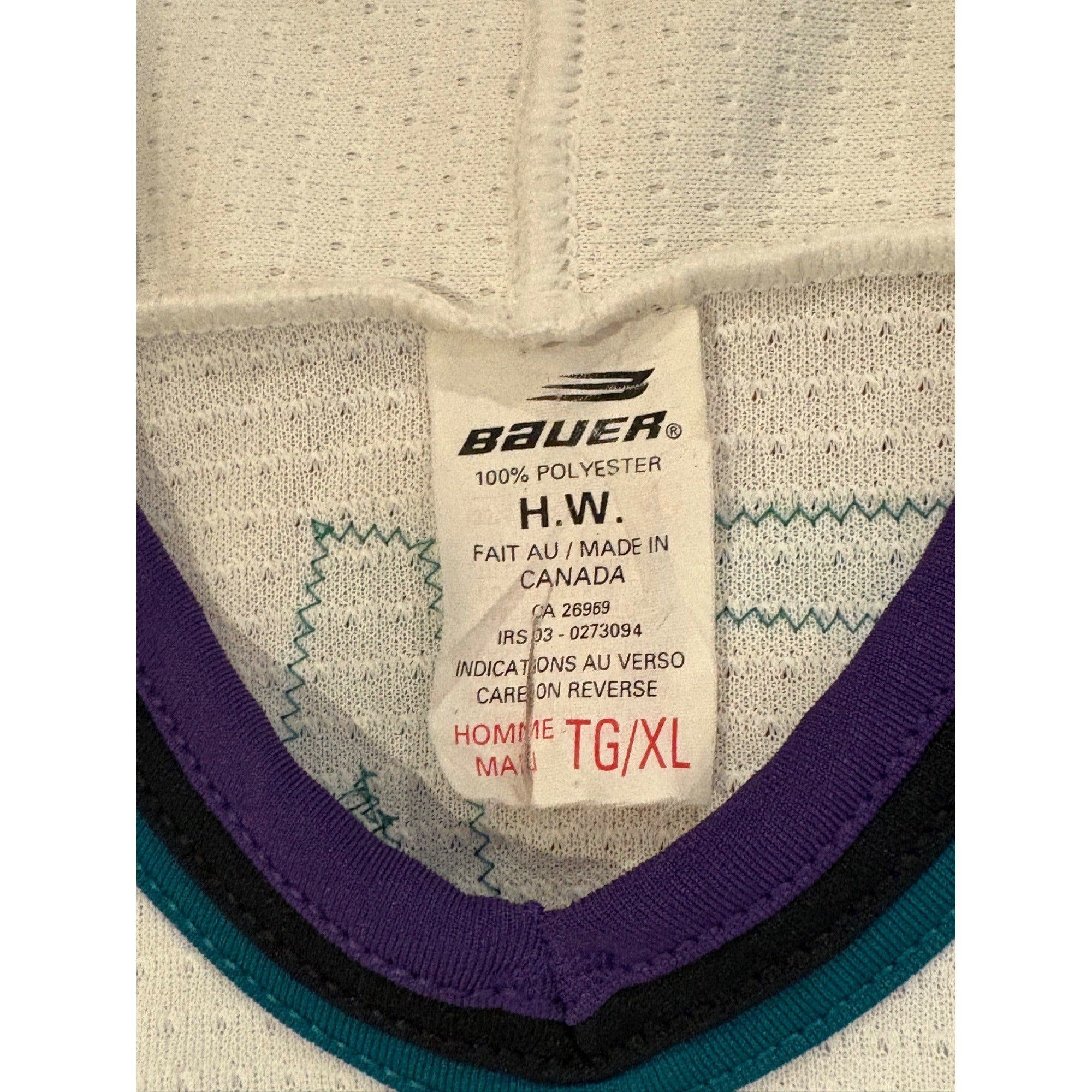 Vintage Rare 90s Bauer Kentucky Thoroughblades Beau #19 AHL Hockey Jersey XL