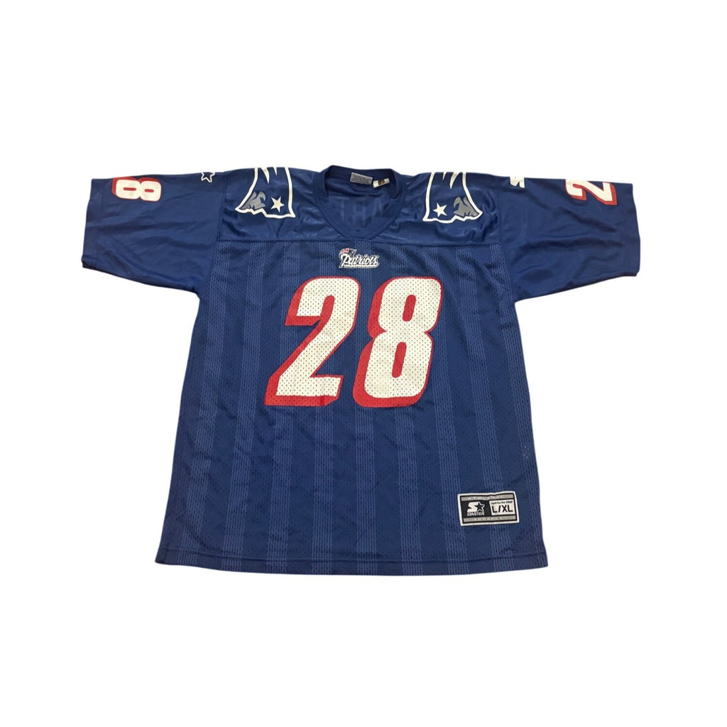 Vtg 90s Starter New England Patriots Curtis Martin #28 NFL Football Jersey L/XL