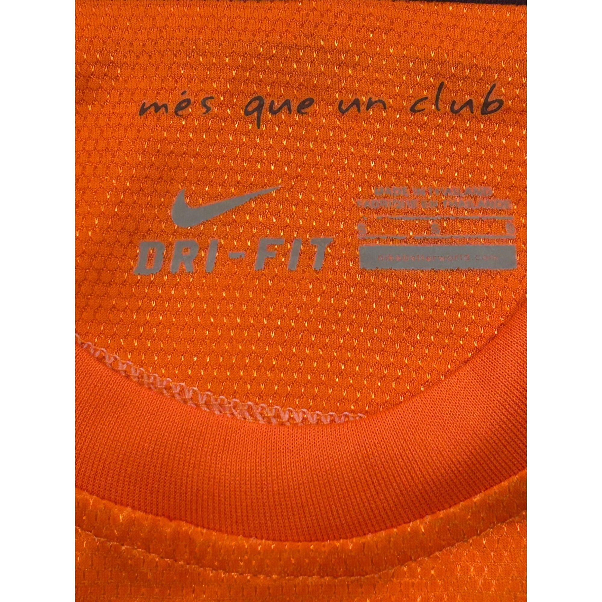 FC Barcelona 2012-13 Lionel Messi #10 Away Kit Long Sleeve Soccer Jersey Small