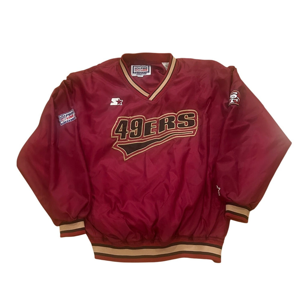 Vintage 1990's Starter San Francisco 49ers NFL Pro Line Pullover Jacket Medium