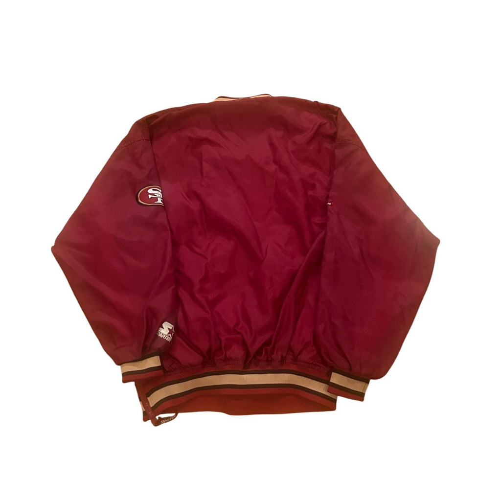 Vintage 1990's Starter San Francisco 49ers NFL Pro Line Pullover Jacket Medium