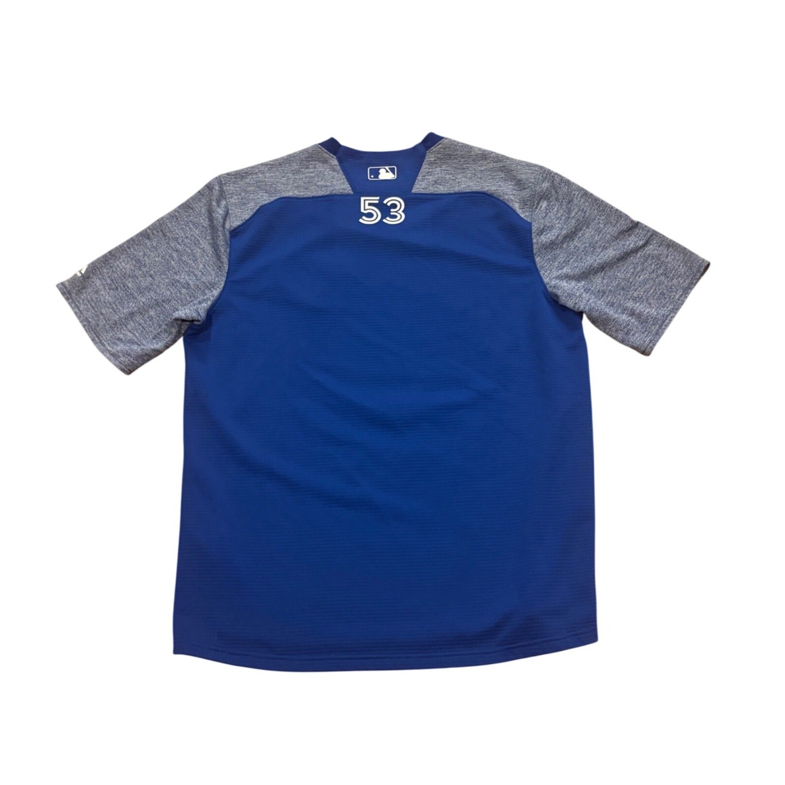 Majestic Toronto Blue Jays Shirt Thermabase Team Issued Men's Large Blue MLB