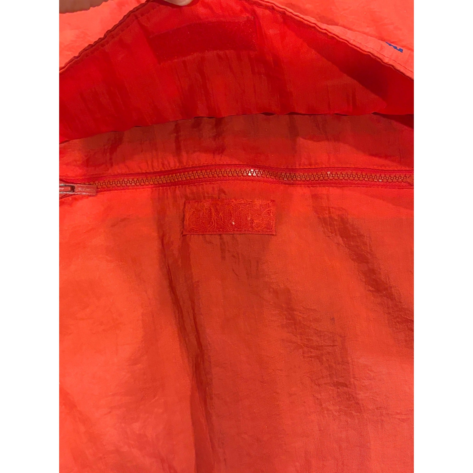 Rare 90's Starter New England Patriots NFL Hooded Red Puffer Signed Jacket XL