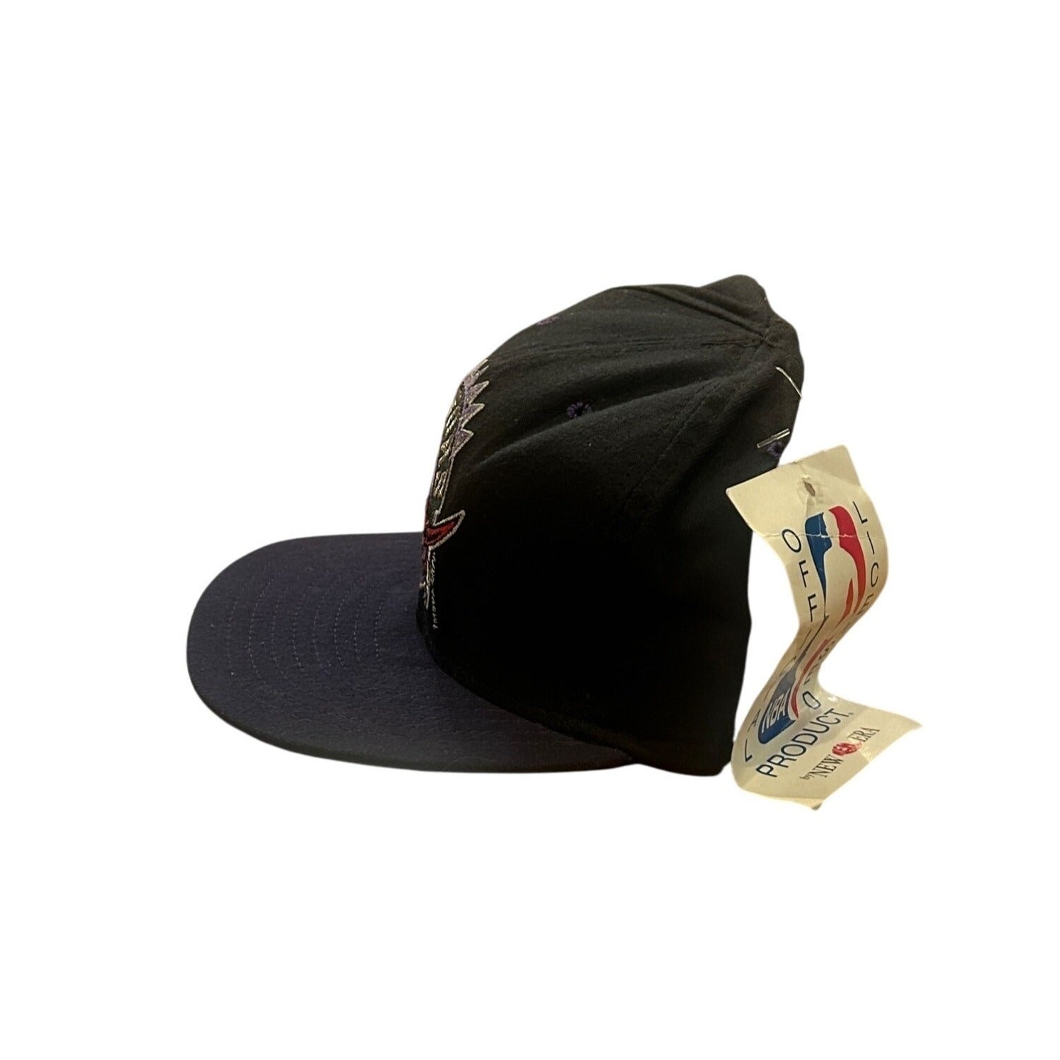 Deadstock Vintage 1990's New Era Pro Model Toronto Raptors NBA Snapback Hat Read