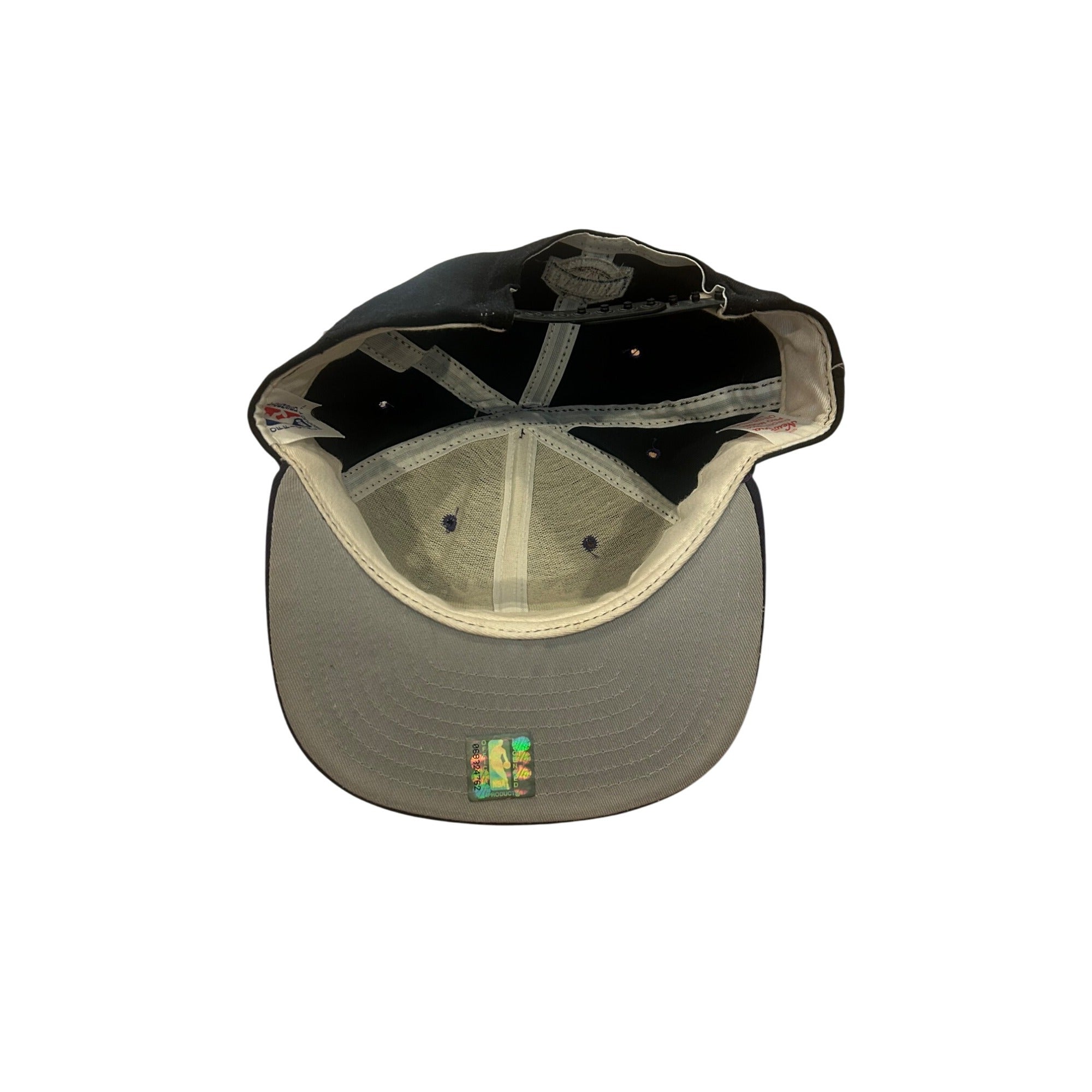 Deadstock Vintage 1990's New Era Pro Model Toronto Raptors NBA Snapback Hat Read