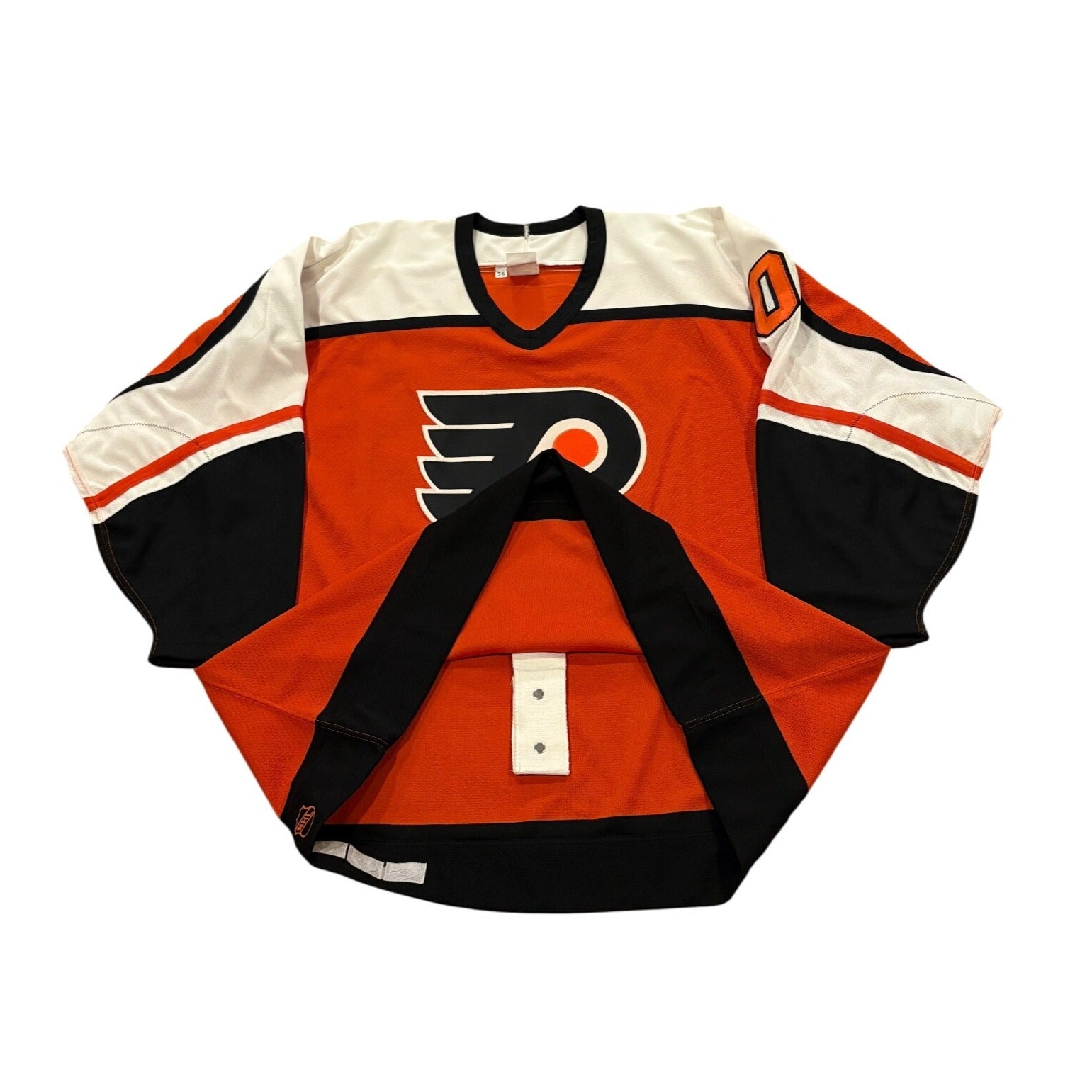 Vintage CCM Philadelphia Flyers John LeClair #10 Team Issued Signed Jersey 56