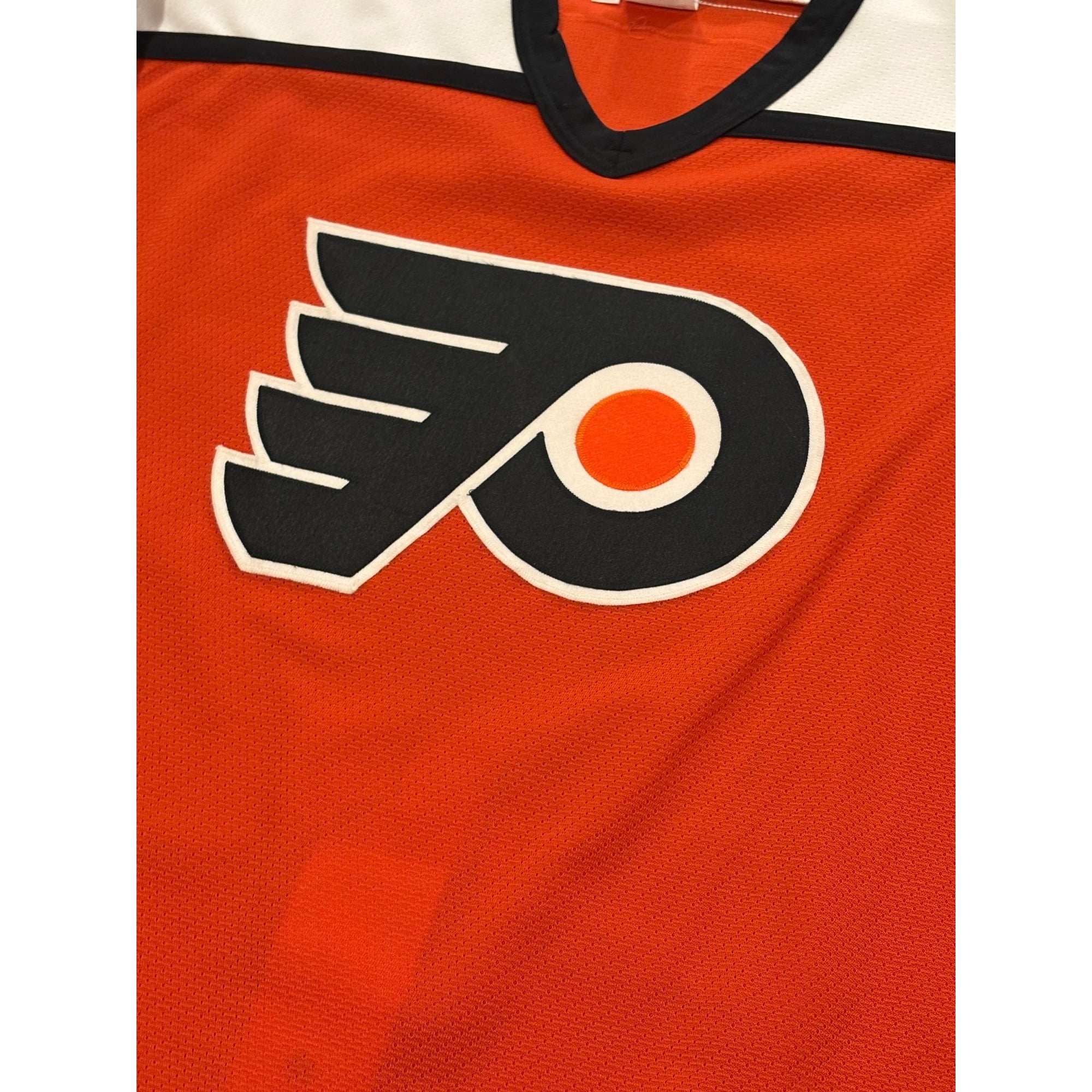 Vintage CCM Philadelphia Flyers John LeClair #10 Team Issued Signed Jersey 56