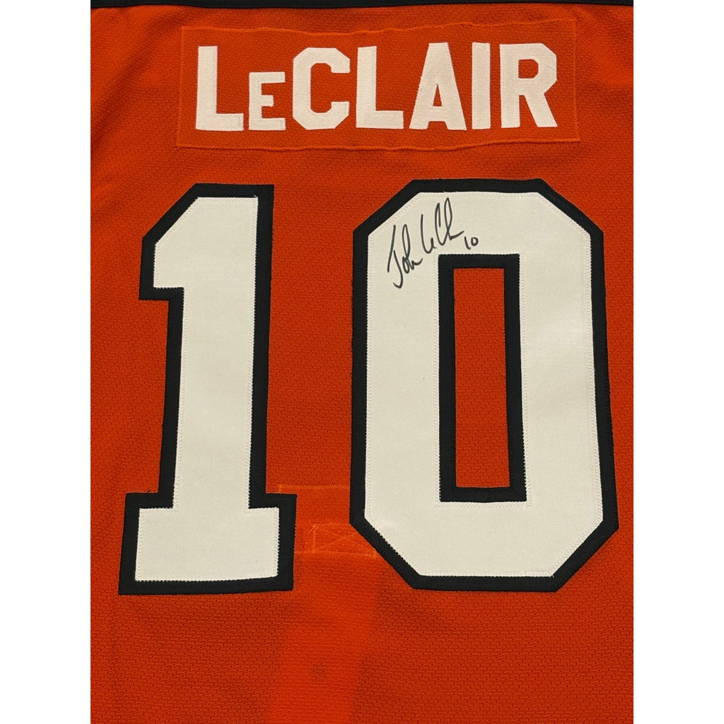Vintage CCM Philadelphia Flyers John LeClair #10 Team Issued Signed Jersey 56