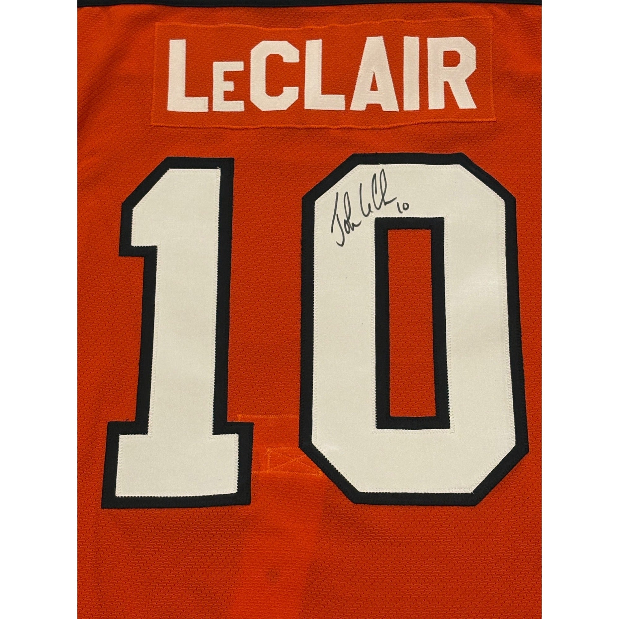 Vintage CCM Philadelphia Flyers John LeClair #10 Team Issued Signed Jersey 56