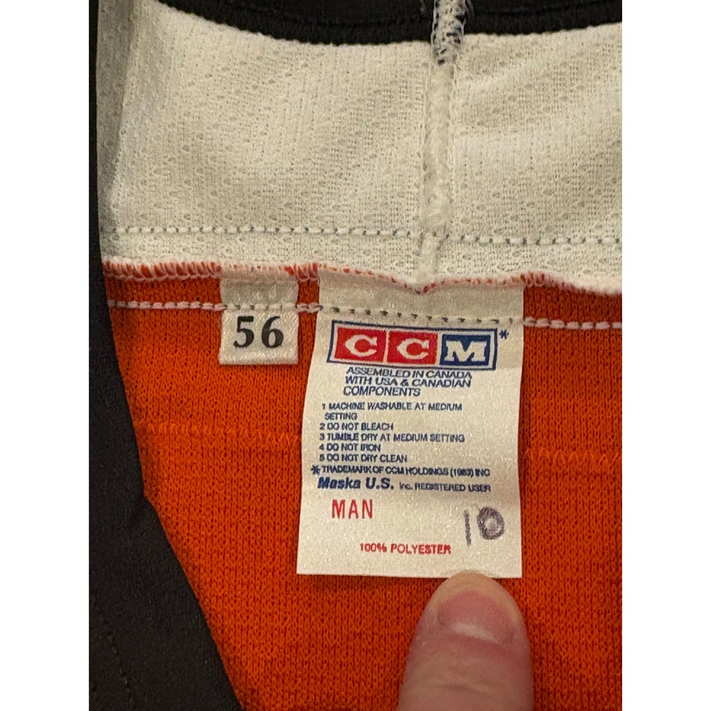 Vintage CCM Philadelphia Flyers John LeClair #10 Team Issued Signed Jersey 56