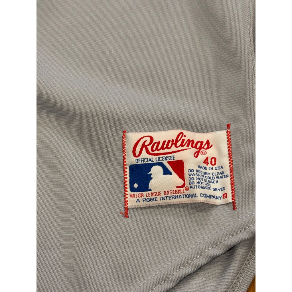 Rare Vintage 80's Rawlings Boston Red Sox Wade Boggs #26 Road Gray MLB Jersey 40