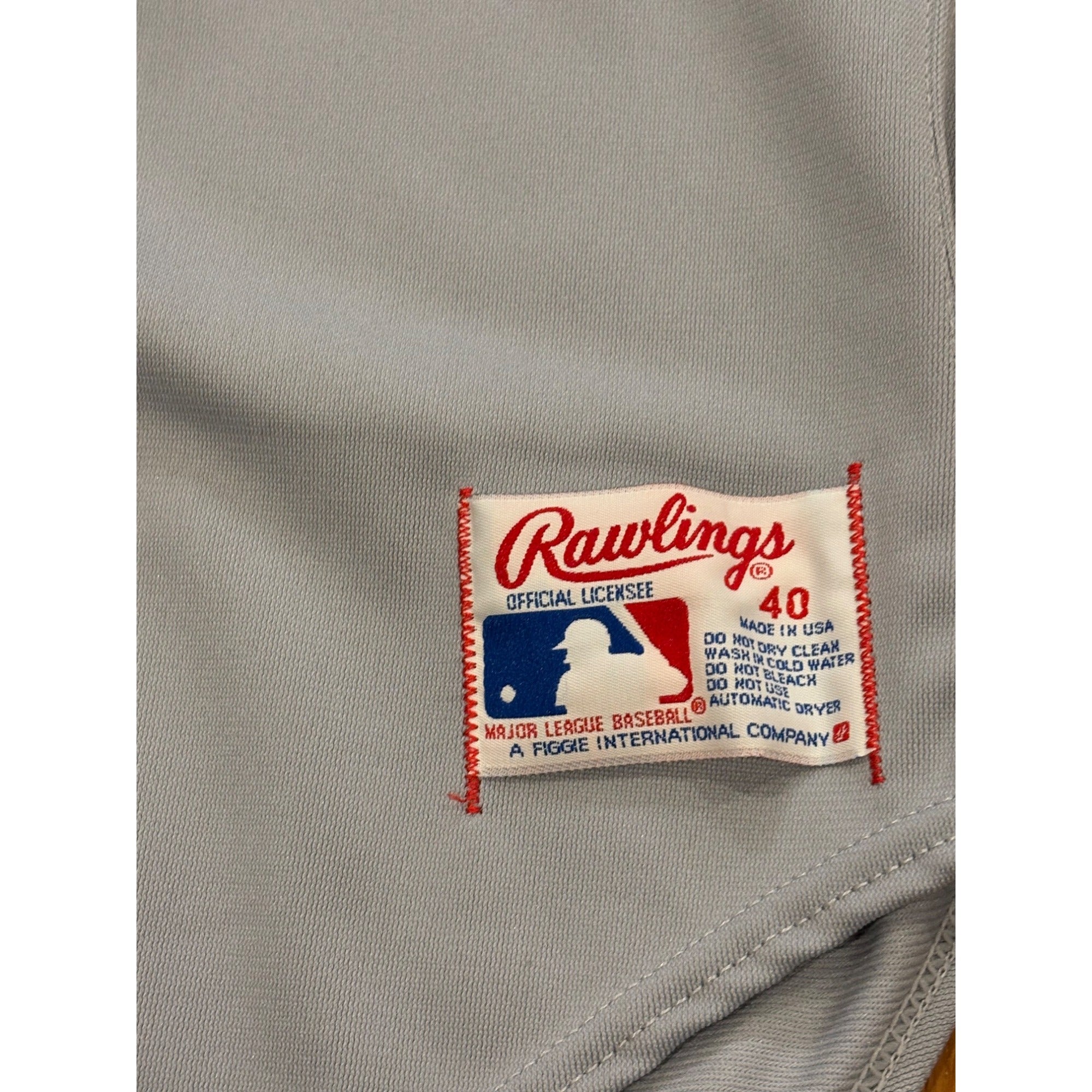 Rare Vintage 80's Rawlings Boston Red Sox Wade Boggs #26 Road Gray MLB Jersey 40