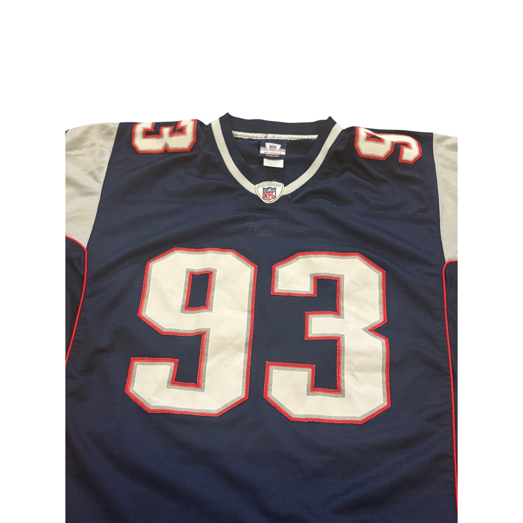 Reebok New England Patriots Richard Seymour #93 NFL Football Jersey Men's Large