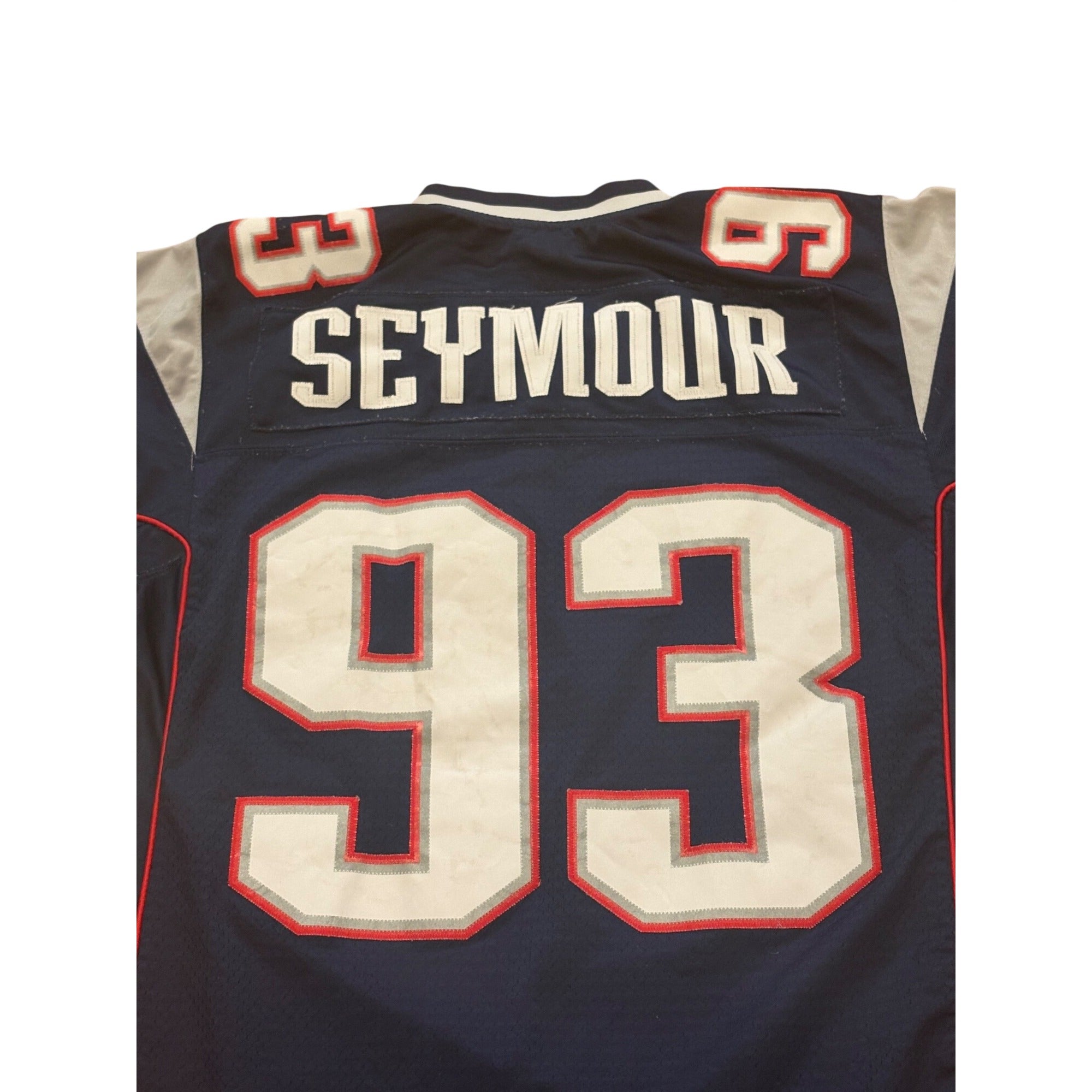 Reebok New England Patriots Richard Seymour #93 NFL Football Jersey Men's Large