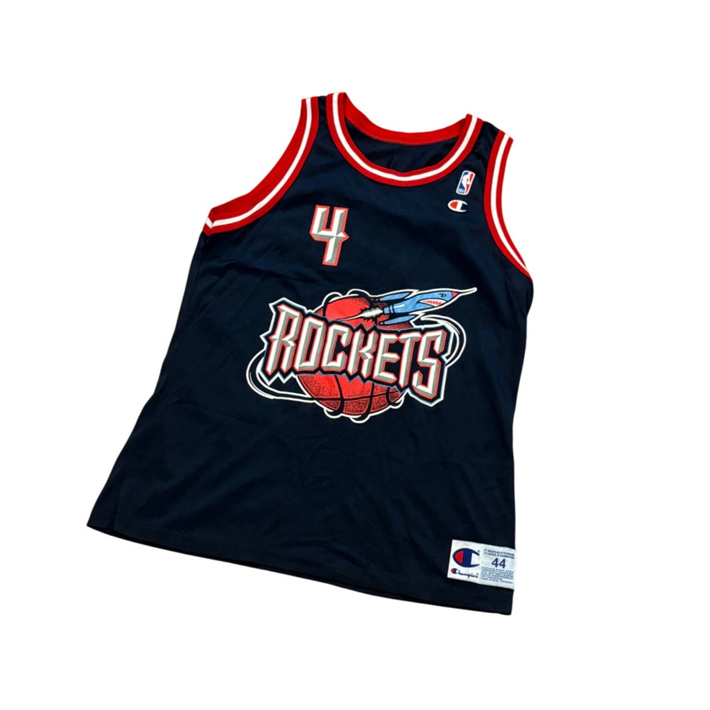 Vintage 1990's Champion Houston Rockets Charles Barkley #4 NBA Jersey Men's 44