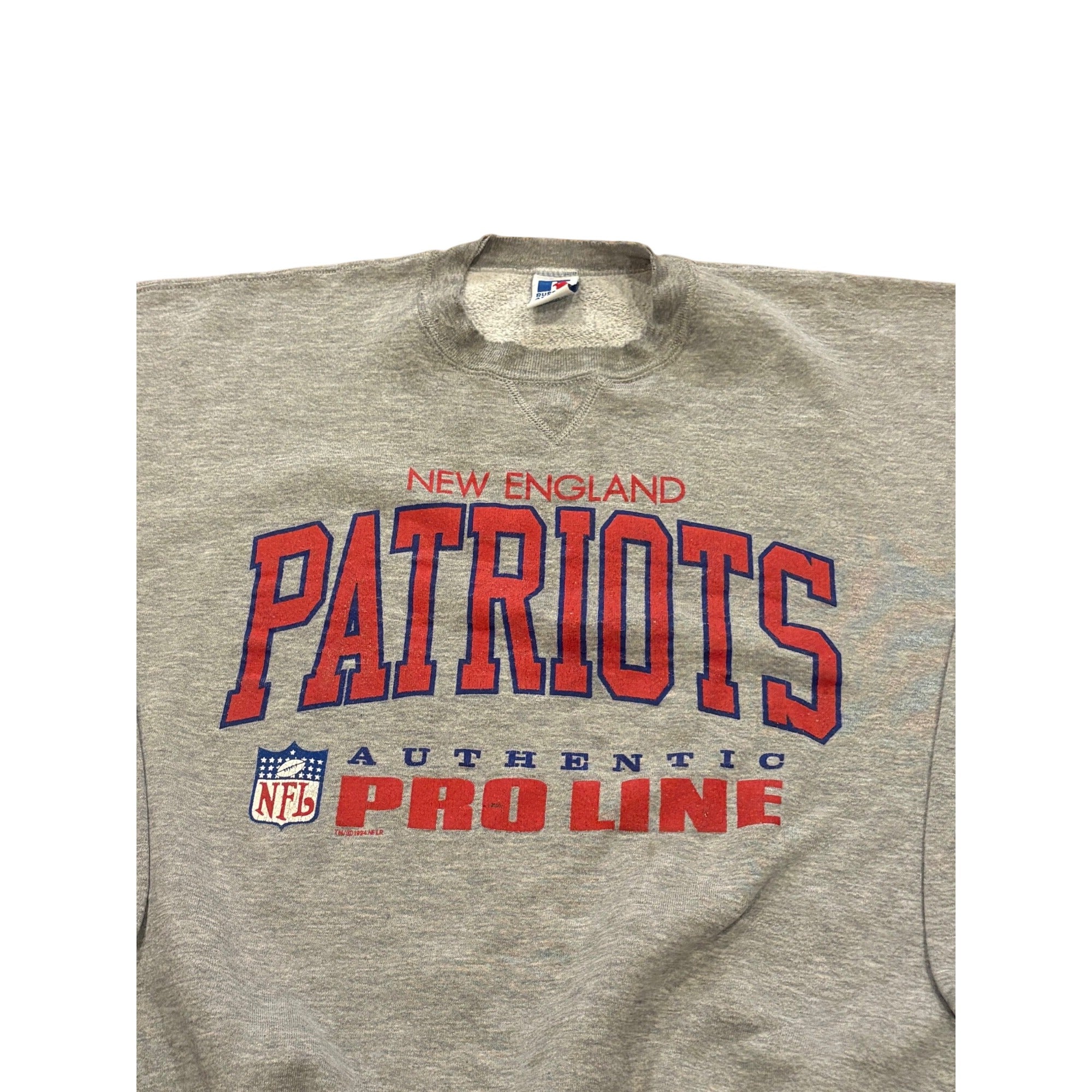 Vintage 90s Russell Athletic New England Patriots NFL Pro Line Sweatshirt XL