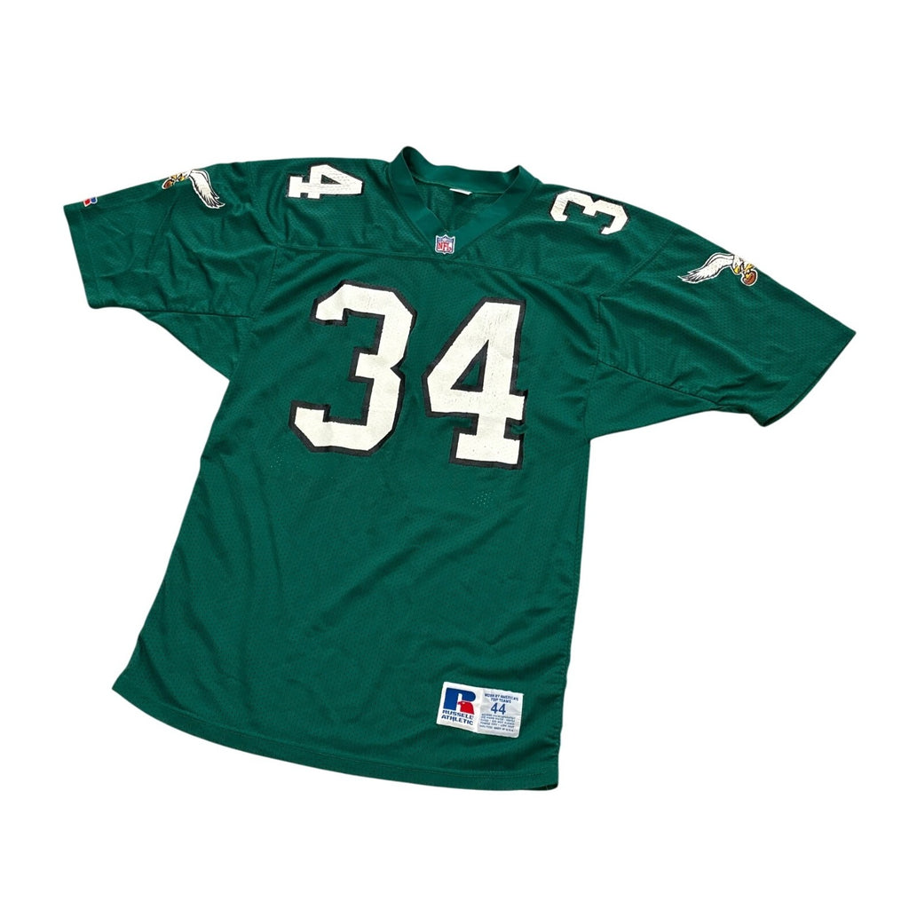 Vtg Russell Athletic Philadelphia Eagles Herschel Walker #34 Green NFL Jersey 44