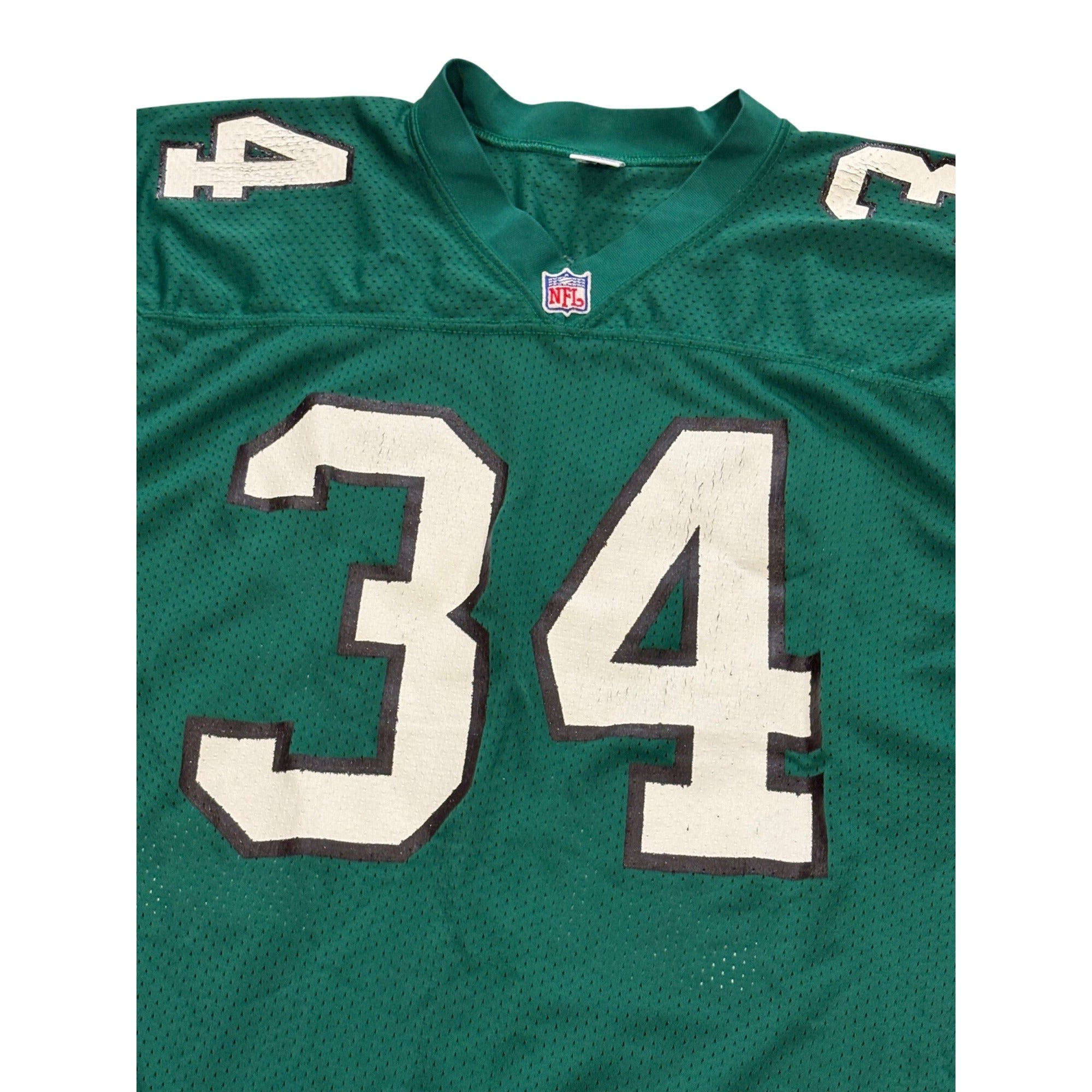 Vtg Russell Athletic Philadelphia Eagles Herschel Walker #34 Green NFL Jersey 44