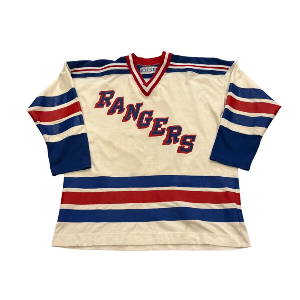 Rare Vintage 80's New York Rangers Barry Beck #5 Gerry Cosby NHL Jersey Small