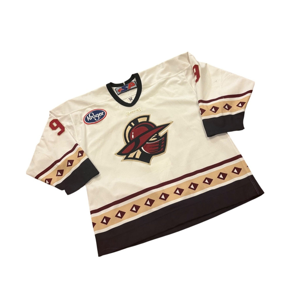 Game Worn 2008-2009 Gwinnett Gladiators Jim Jackson #9 ECHL Hockey Jersey Pro 54