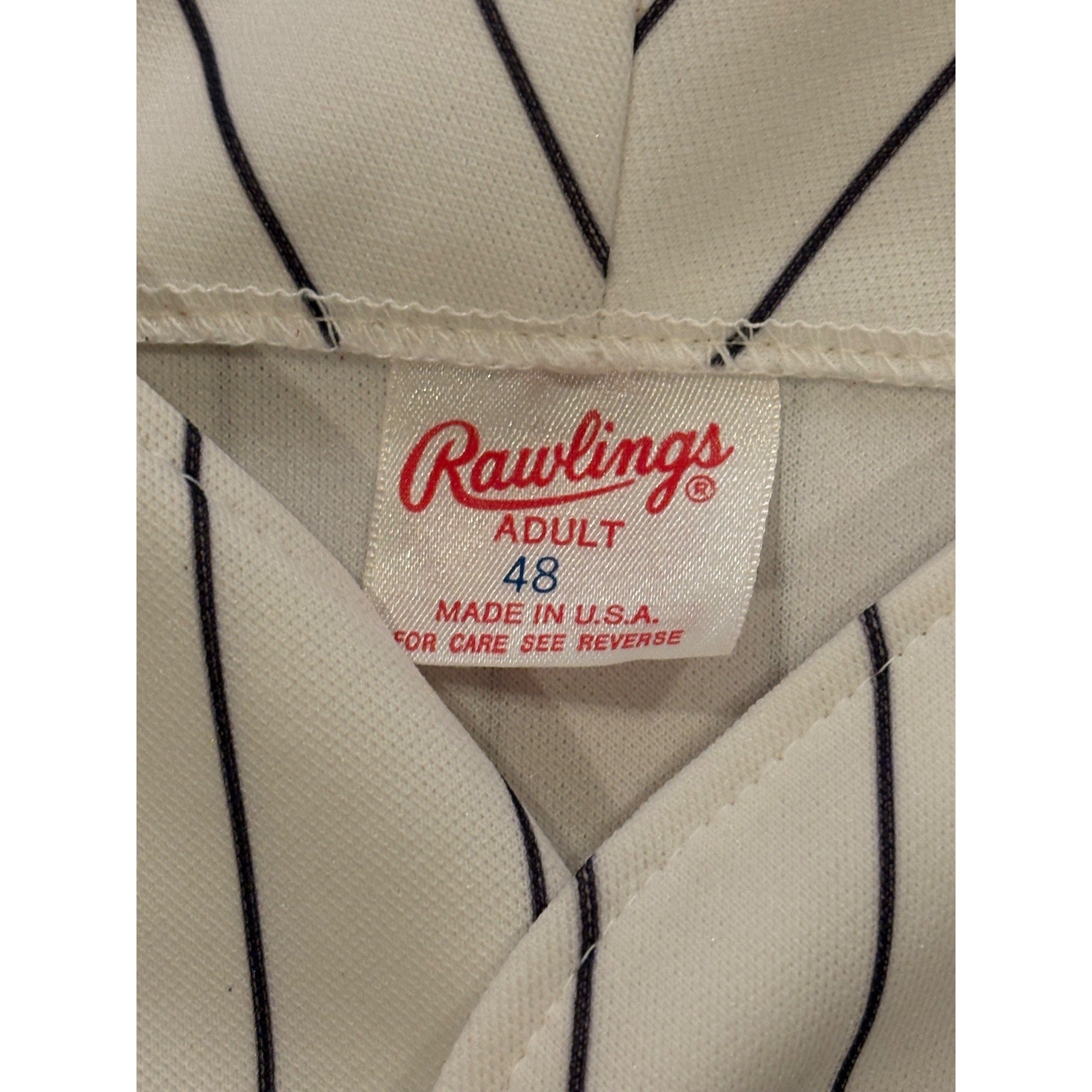 Vintage 1991 Rawlings Chicago White Sox Authentic MLB Baseball Jersey Men's 48