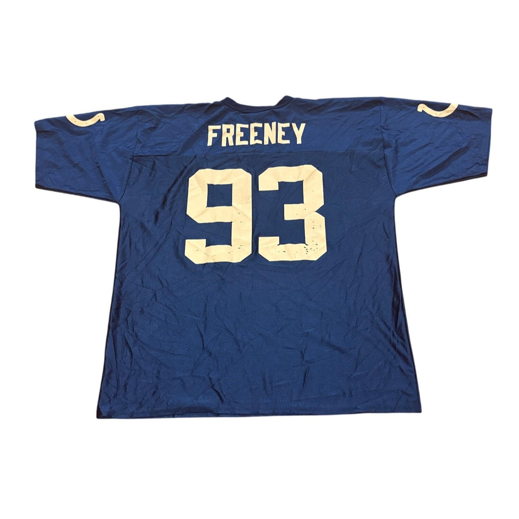 Indianapolis Colts Dwight Freeney #93 NFL Jersey Blue Men's XL