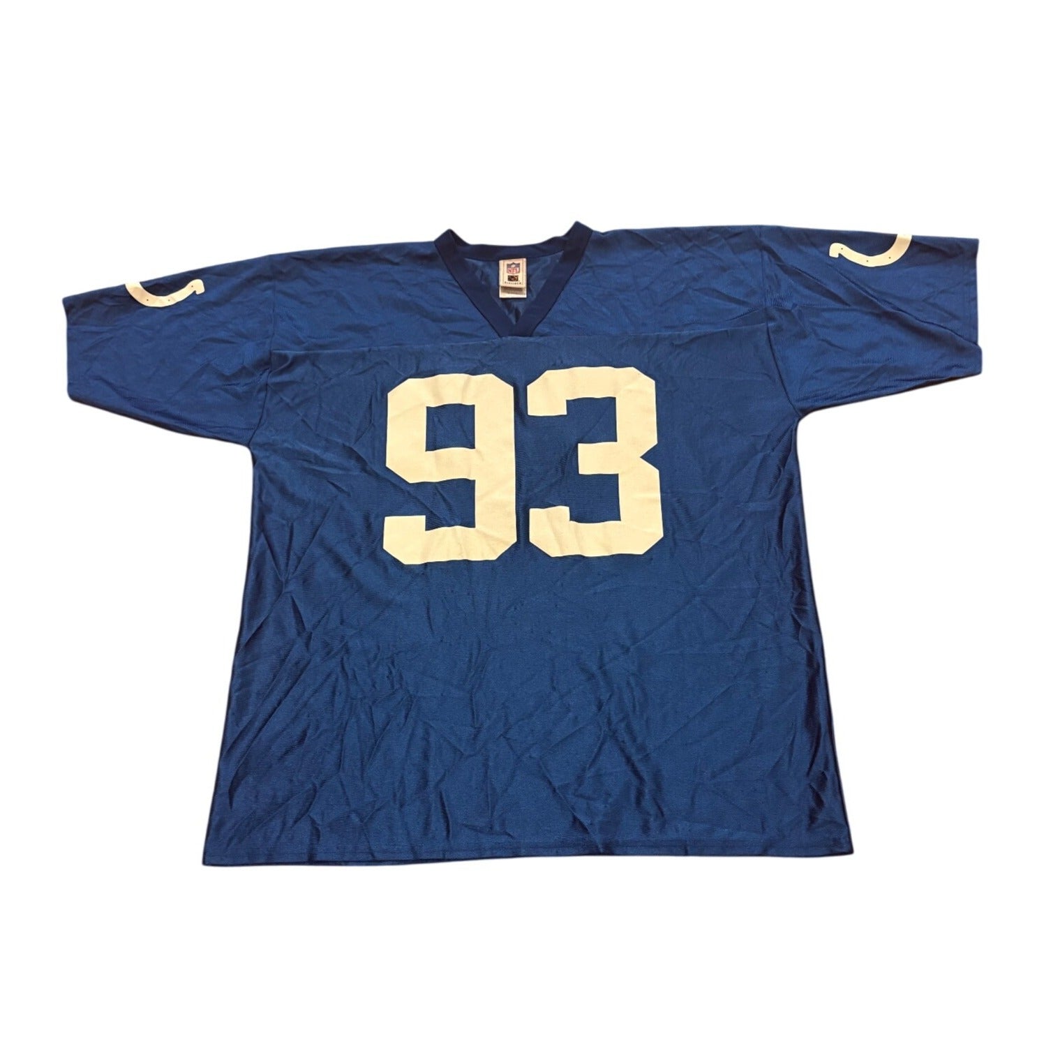 Indianapolis Colts Dwight Freeney #93 NFL Jersey Blue Men's XL