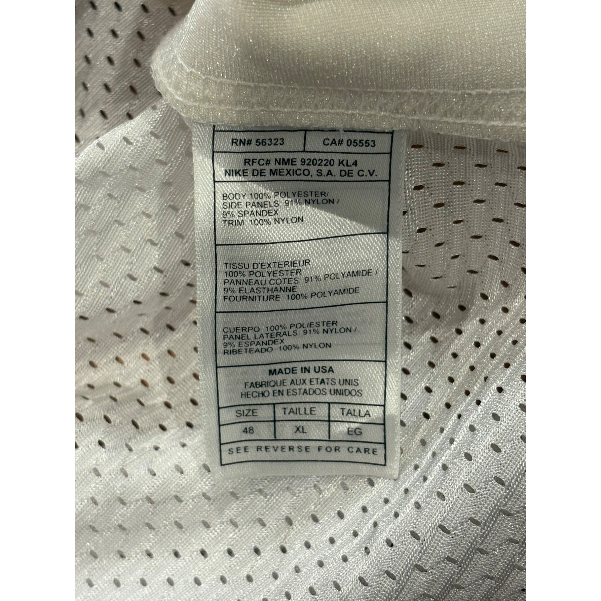 Vintage 90's Nike Dallas Cowboys Daryl "Moose" Johnston #48 NFL Jersey White 48