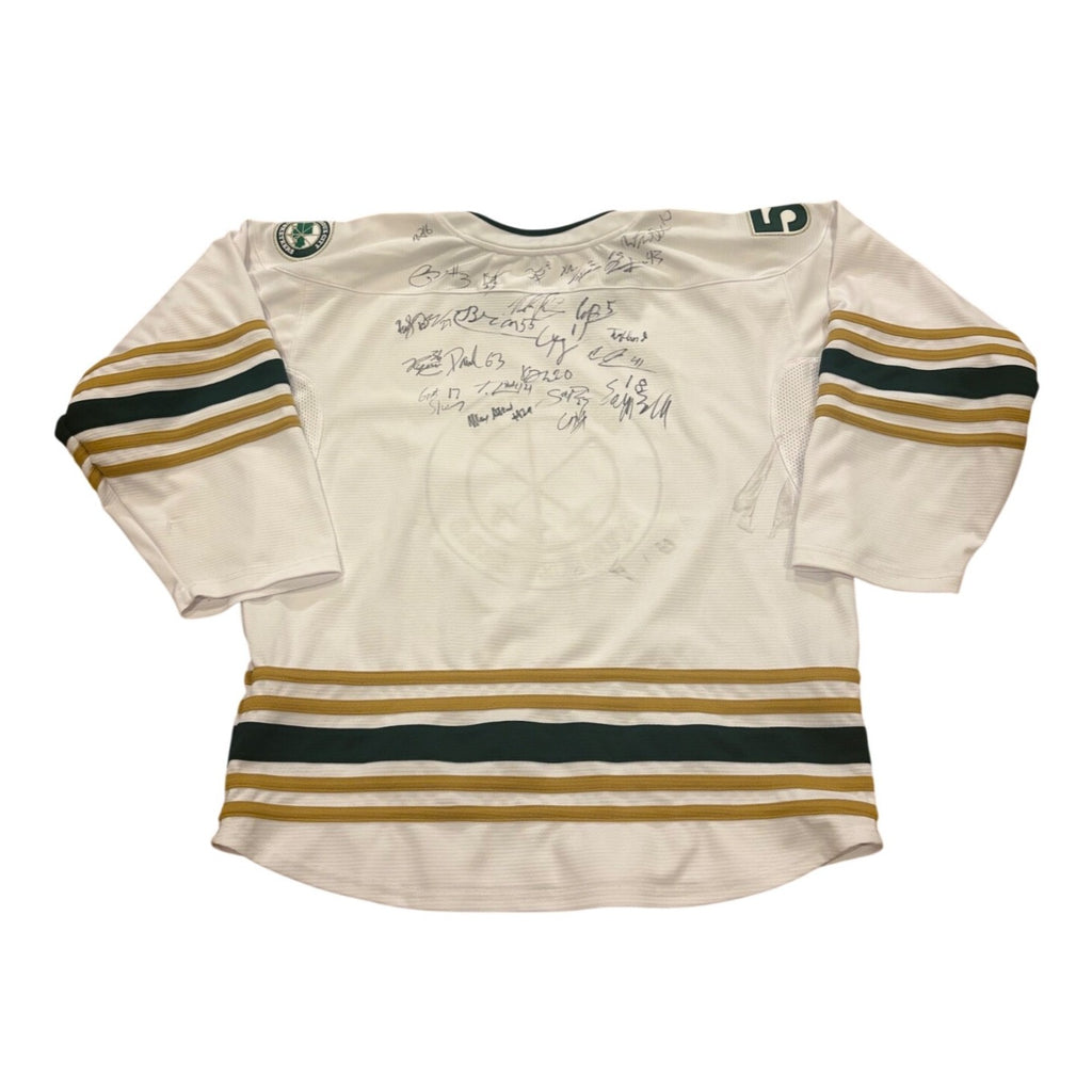 Rare 2022-2023 Sioux City Musketeers Team Signed Authentic USHL Hockey Jersey 52
