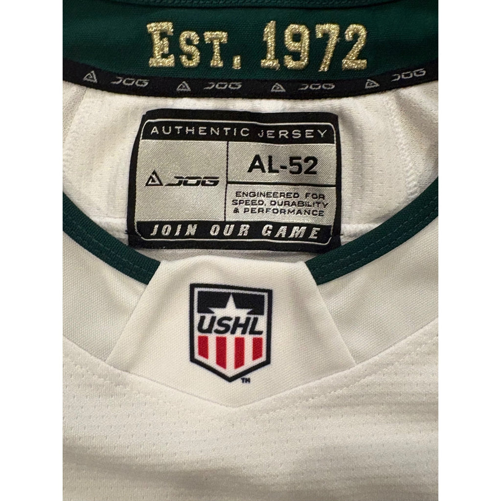 Rare 2022-2023 Sioux City Musketeers Team Signed Authentic USHL Hockey Jersey 52