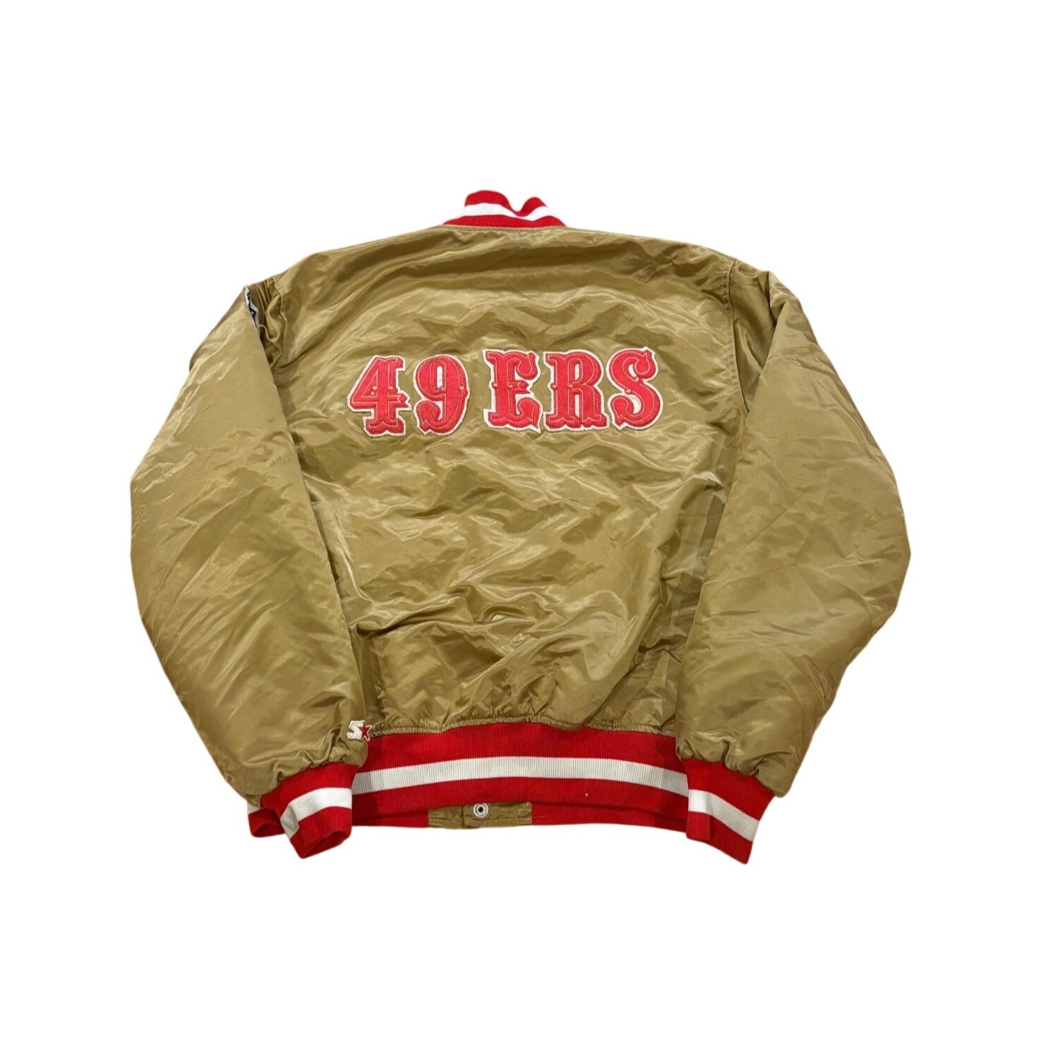 Vintage Starter San Francisco 49ers Authentic NFL Pro Line Satin Jacket Men's XL