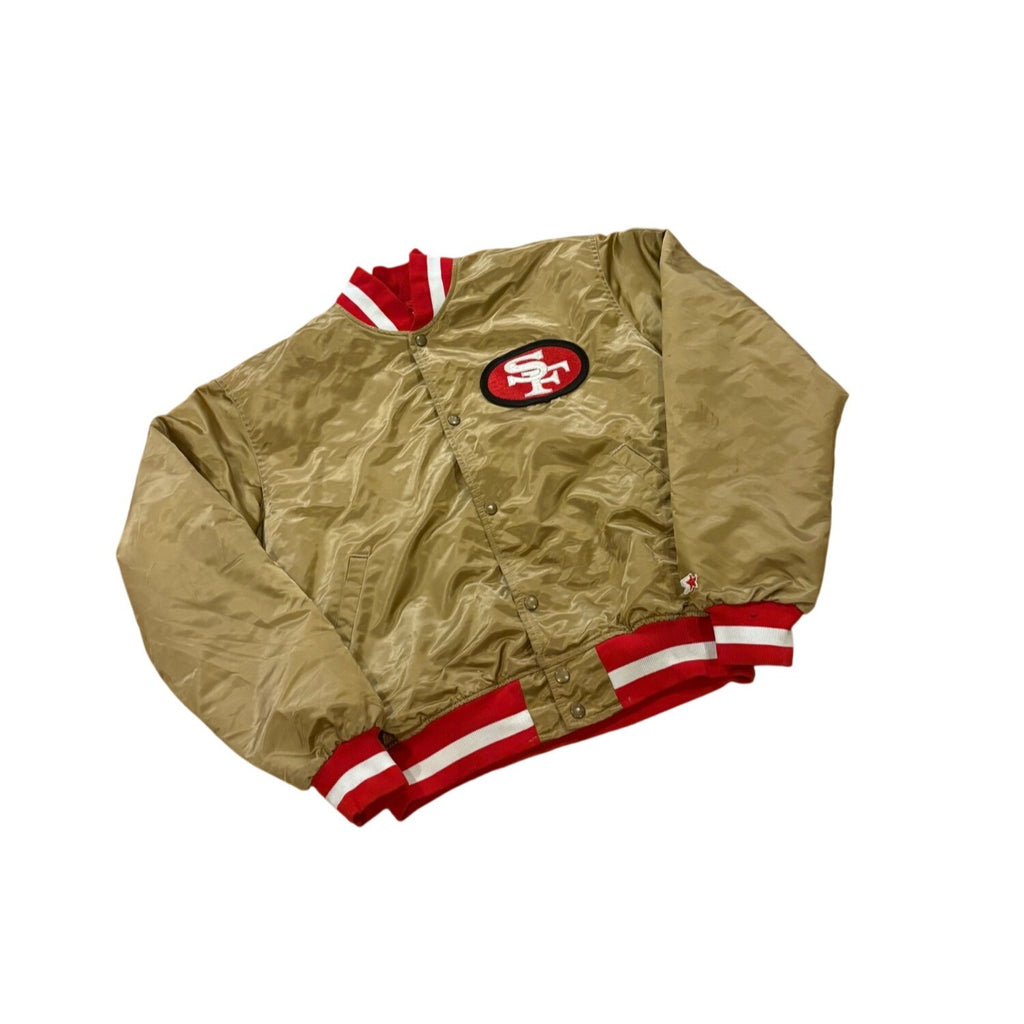 Vintage Starter San Francisco 49ers Authentic NFL Pro Line Satin Jacket Men's XL