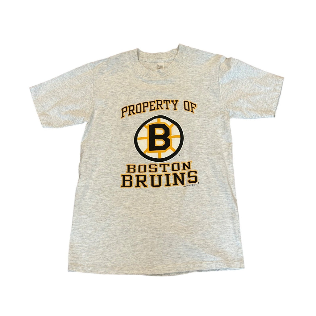 Vintage 1993 Property of Boston Bruins Ray Bourque #77 Single Stitch T-Shirt L